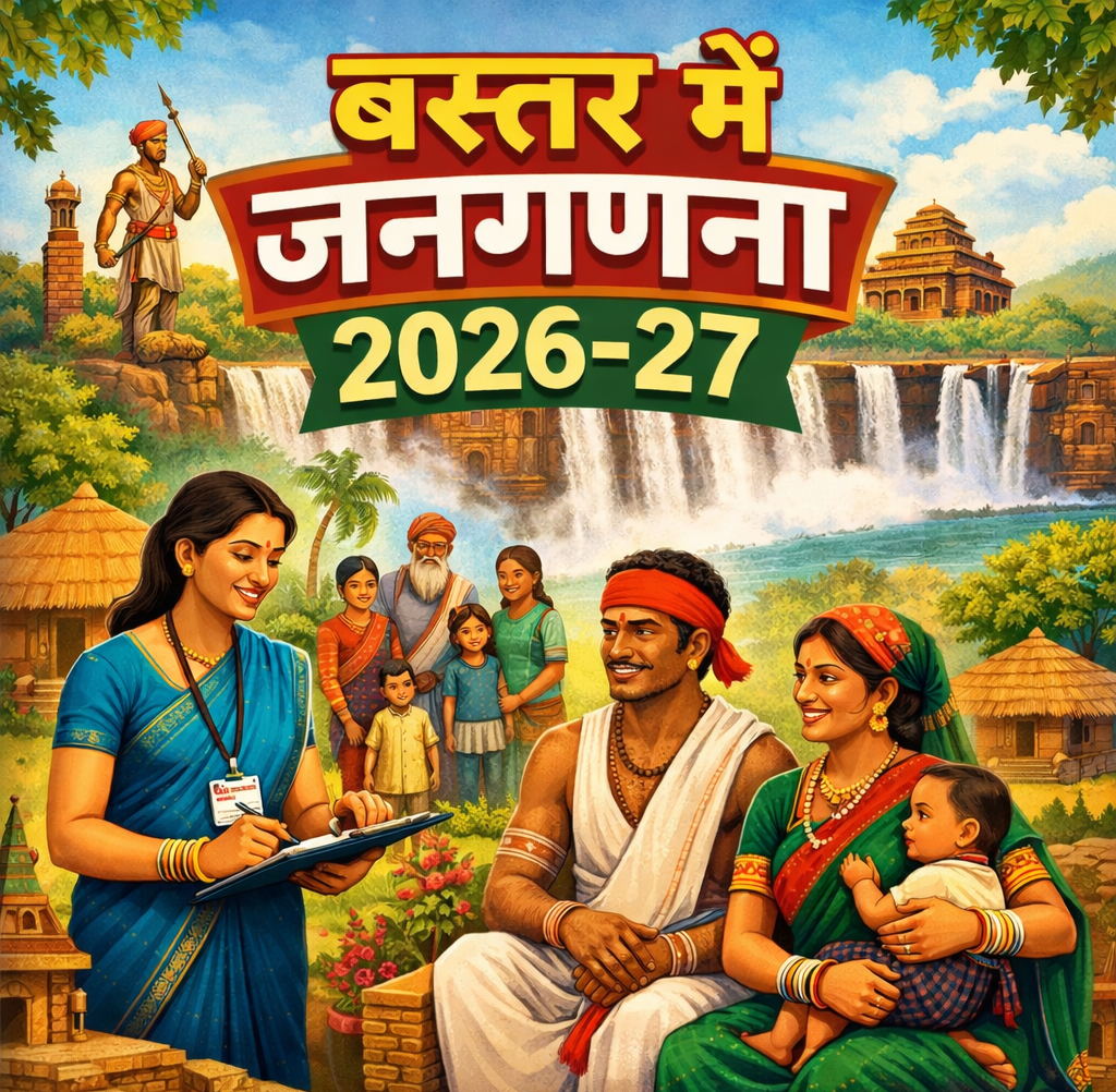 बस्तर में जनगणना 2026-27 की तैयारी शुरू