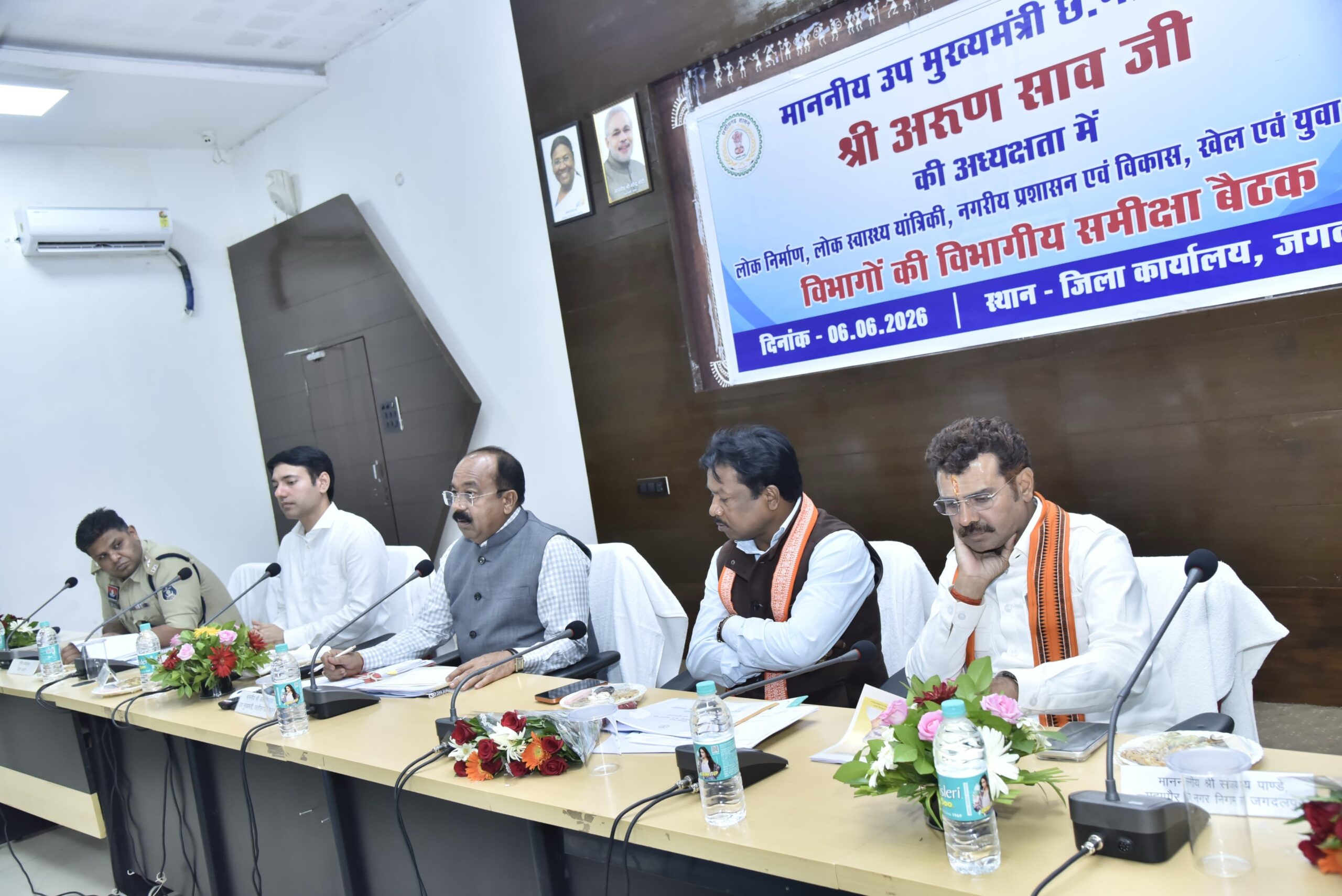 समय पर पूरे हों विकास कार्य, गुणवत्ता से नहीं होगा समझौता: उप मुख्यमंत्री अरुण साव