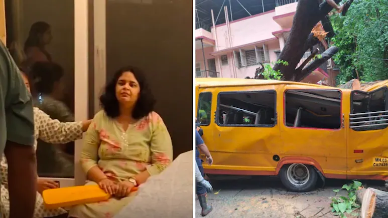 मुंबई में बारिश बनी मौत का कारण: स्कूल बस पर गिरा पेड़, 11 वर्षीय छात्र की दर्दनाक मौत