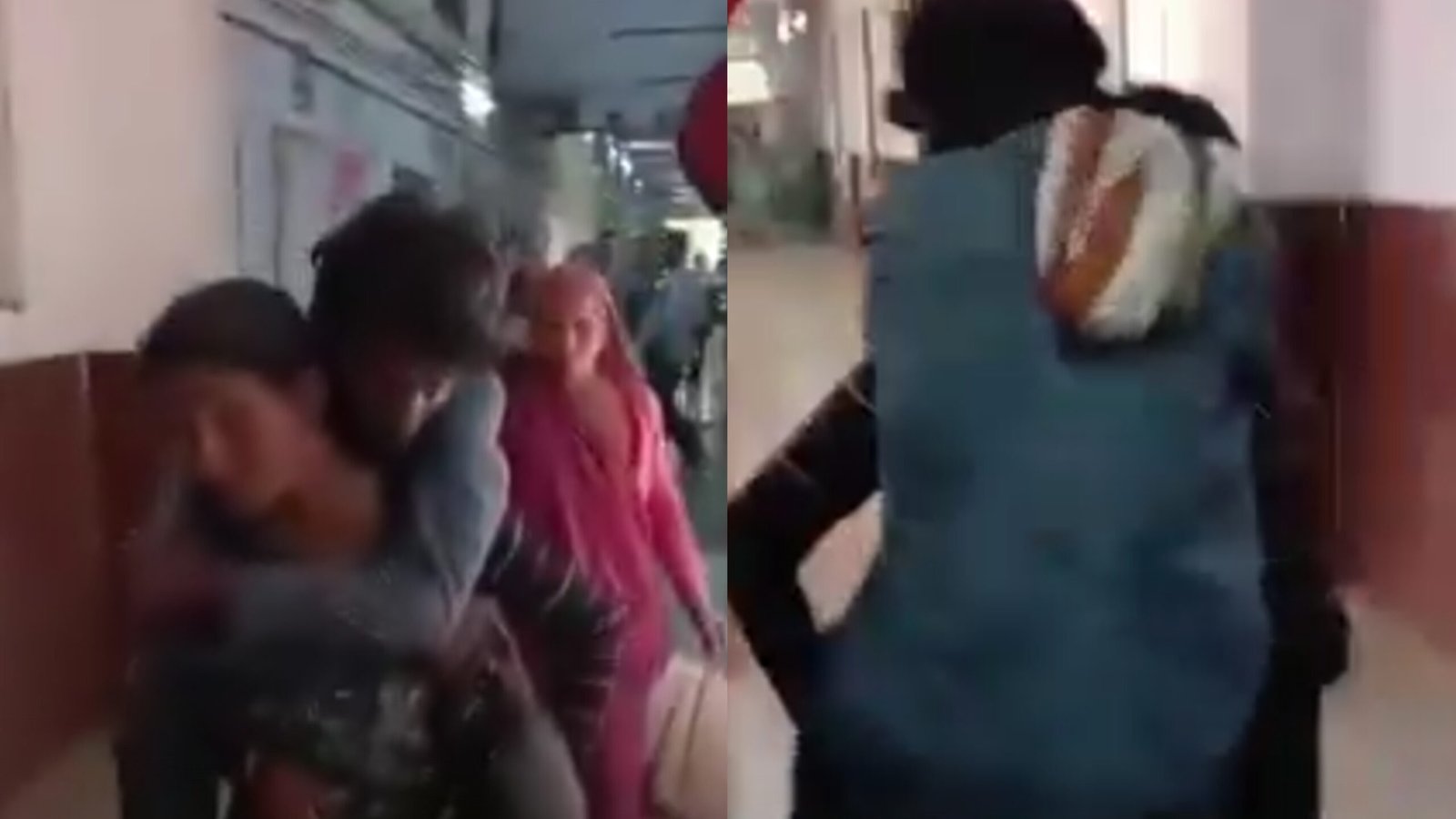 स्ट्रेचर नहीं मिला तो बहन ने उठाया दिव्यांग भाई का भार, कंधे पर बैठाकर पहुंची अस्पताल